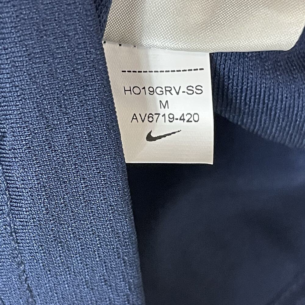 Nike Team Softball Jersey Womens M Blue Athletic Stretch Button Front - Picture 9 of 11